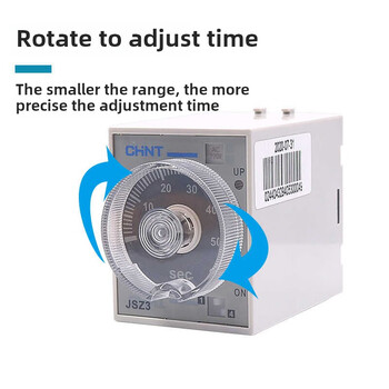 Yue changsheng timing relay jsz3c-a/b/d power-on delay 24v instant contact 220v controller 380v jsz3c-fac220v