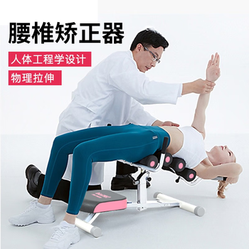 Lumbar spine relaxer stretching home fitness inversion machine open back spine waist stretch relaxer inversion multi-function multi-speed multi-speed adjustable