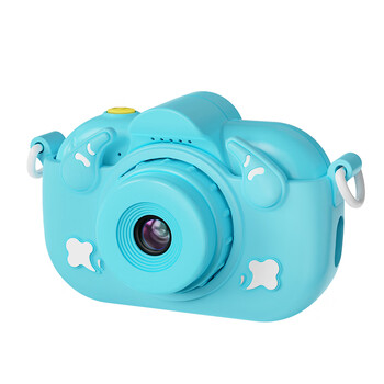 Caizu (caizu) front and rear dual camera lens children's camera early childhood education toys cartoon high-definition digital camera can record 3-6-year-old babies to take pictures boys and girls camera birthday holiday gift