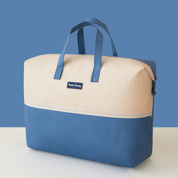 Ke zhen kindergarten quilt storage bag student clothes quilt clothes packing bag moving large capacity organizing bag blue medium 50*40*20cm can hold 2-4 jin quilts