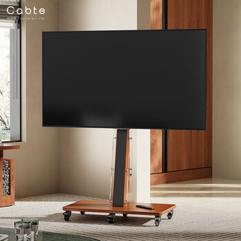 Cabte 32-85-inch mobile tv bracket art cart art bracket floor-standing tv cart suitable for sony hisense huawei skyworth and other tv brackets