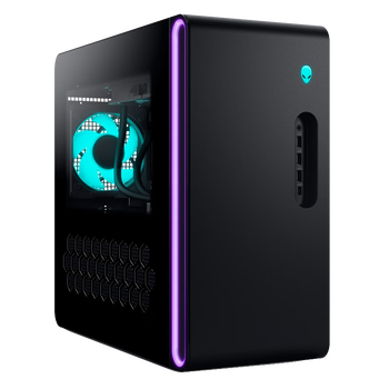 90% new alienware desktop starship r17 high-end e-sports gaming desktop computer (ultra7 32g 1t rtx5060ti) water-cooled black myth ai design drawing station single host