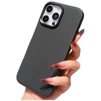 99% new, suitable for apple 16promax mobile phone case, iphone16promax protective cover, paris stud texture all-inclusive anti-fall and heat dissipation frosted case - light luxury gray