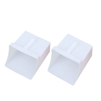 Water dustpan, small scoop, hand-held plastic scoop, thickened marine scoop, mahjong hall plastic shovel, ground water cleaning artifact, small scoop, white, 2 pieces