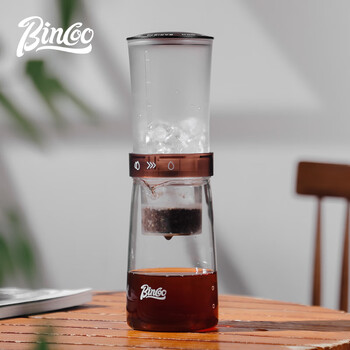Bincoo ice drip pot glass cold brew coffee pot household small drip filter ice brew pot coffee utensils