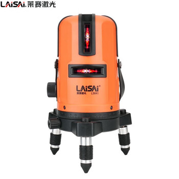 Laisai five-line laser level infrared line marker red light level meter strong light point can be tilted ls686 5-line red light ls641 standard