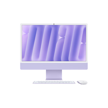 Ff apple/apple ai/imac 24-inch m4 (10+10 core) 24g 1t purple all-in-one computer z1k70002l
