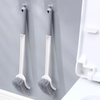 Mozhou (mozhou) toilet brush household no dead ends toilet brush soft hair long handle bathroom toilet brush wall hanging toilet 1 pack