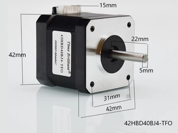 Yue changsheng can bus line stepper motor driver controller rs485 interface 42/57 type micro drive control 42-40 motor 0.45nm