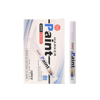 Toyo paint pen sa101 white 12 pieces/box unit box delivery period 30 days