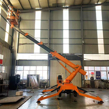 Xinlongbo straight arm telescopic arm aerial work lift 360 degree rotating street light maintenance diesel electric hydraulic climbing ladder straight arm sample 200 kg