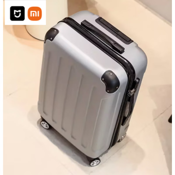 Xiaomi (mi) suitcase trolley suitcase 20 female and male students strong and durable 24 password leather box 26 large capacity 28 inches silver anti-collision corners 20 inches - high quality can be boarded