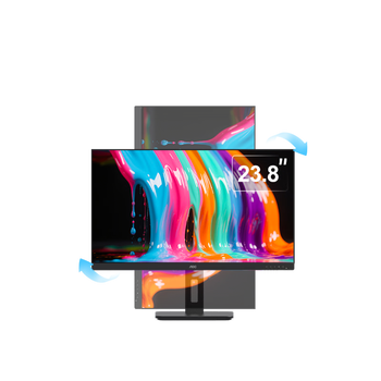 Quasi-new aoc monitor 23.8-inch 2k hd 100hz ips low blue light type-c rotating lifting entertainment office computer monitor q24p2c