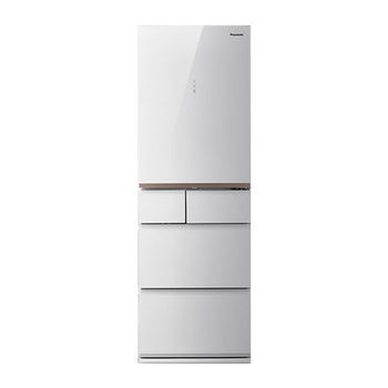 Panasonic multi-door refrigerator 435l embedded inverter air-cooled frost-free household automatic ice making te43axb-w white 435l glass panel