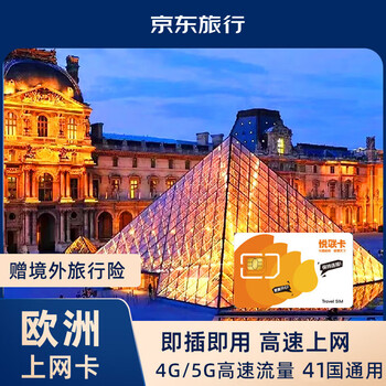 European traffic internet card, phone card, 41 countries high-speed 5g network sim card, mobile phone card, 10 days unlimited / day