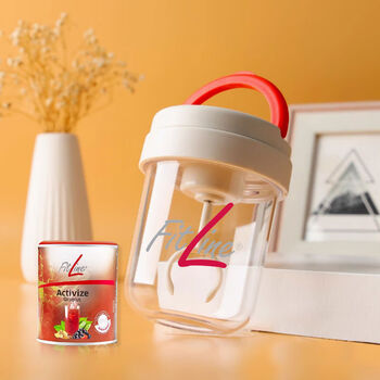 Sanqihu pm glass mixing cup fitline high borosilicate heat-resistant and explosion-proof automatic stirring german nutrient juice cup 0ml 300ml