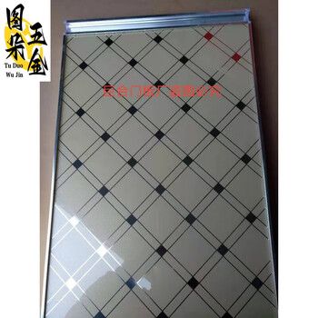 Ouoety crystal steel door finished product unified size 600 394 cabinet door panel customized door panel shuiyunlan 600* shuiyunlan champagne yellow grid 600*395 standard door one td