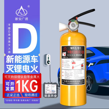 New energy class d fire extinguisher portable dry powder extinguishing metal aluminum magnesium alloy lithium battery fire fighting equipment wholesale free shipping 1kg portable class d fire extinguisher carbon steel
