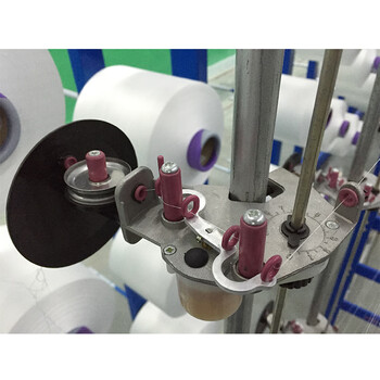 Factory direct sales aluminum hydraulic tensioner warp knitting damping fishing mesh machine korean creel s-bend accessories tablet type left hand