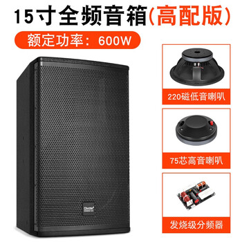 Ytfy voice of berlin high-quality professional speakers stage performance home karaoke bar private room ktv conference room audio xs15 15-inch 220 magnetic high-end version speaker (single)