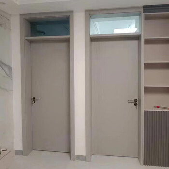 Wooden door, simple interior door, bedroom door, solid wood composite set door, custom set door, engineering door, rental door, wooden door with bright window