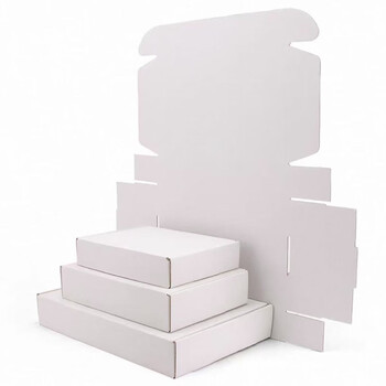 Baokesi ins style white airplane box 30*21.5*5 5 hand account gift packaging box hard express handmade guka packaging box