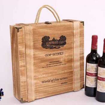 Zhe series red wine box four-piece red wine box four-piece red wine packaging four wine wooden boxes red wine wooden box gift box four retro styles