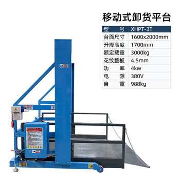 Ling yuxun shandong fixed boarding bridge unloading platform adjustment plate container loading lift table artifact mobile unloading platform 3t1600*2000mm custom