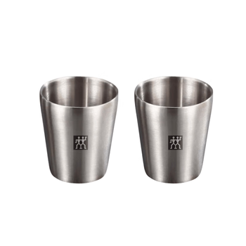 Zwilling german 304 stainless steel cold drink tea cup handy cup beer mug double-layer coffee cup 1ml304 handy cup 200ml 2 pieces about 138g