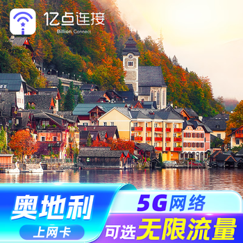 Austrian phone card, internet card, traffic card, high-speed unlimited traffic sim card, 18-day high-speed unlimited traffic, overseas internet card