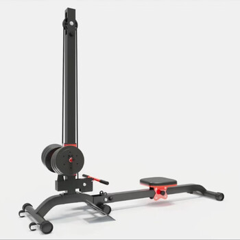 Mi xiaomi pepper rowing machine household dumbbells multi-functional small foldable indoor equipment abdominal fitness whole body fat burning training exercise black and red + 20kg counterweight