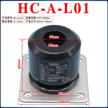 Yue changsheng green shield elevator buffer polyurethane universal ld-hc-l12/l7/l17/l3/l4 pit pad with certification black hc-a-l01 80x80 with base with test