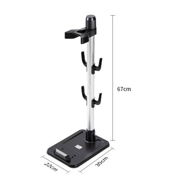 Suitable for dyson xiaomi puppy helmet vacuum cleaner storage rack universal bracket no punch-free storage rack new stand black
