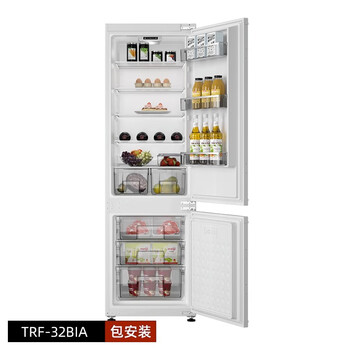 Renjuyi customized asikee fully embedded refrigerator with built-in ultra-thin cabinet hidden inlaid household integrated cabinet refrigerator 32 single unit - first-class energy efficiency - frequency conversion