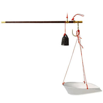Raft core scale old-fashioned scale old-fashioned pan scale wooden steelyard handmade old-fashioned household pan scale with plate old-fashioned disc hand 20 catties high-quality long head dustpan plate + weight