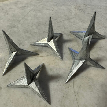 Fancychic 3717 people praised triangular nails, tripod nails, trident nails, super sharp hard non-reversible nails, fenced nails for yard walls (pointed triangular nails), total height 3cm (10