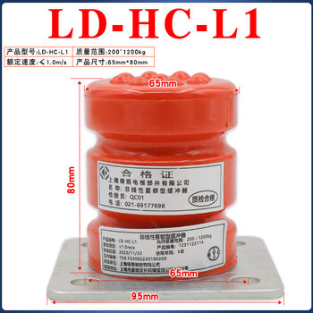 Yue changsheng green shield elevator buffer polyurethane universal ld-hc-l12/l7/l17/l3/l4 pit pad with certificate of qualification ld-hc-l1 (65*80) hole spacing 65 with test report