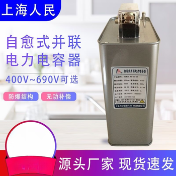 Shanghai people's bsmj bcmj0.45-15 20 25 30-3k low-voltage self-healing parallel power capacitor 0.45-15-3