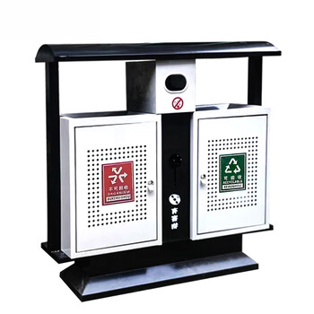 Outdoor trash can classification stainless steel park community scenic area property peel box sanitation municipal street classification trash can punching 1mm (price can be negotiated, welcome to inquire)