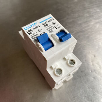 Electric vehicle air switch dc circuit breaker dual battery conversion 72v60v air switch 63a dual power switching interlock 100a transfer switch 40a