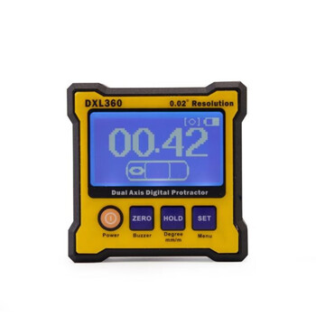 Dual-axis inclinometer digital display level electronic angle ruler level ruler debugging dxl360s rechargeable magnetic dxl-360s