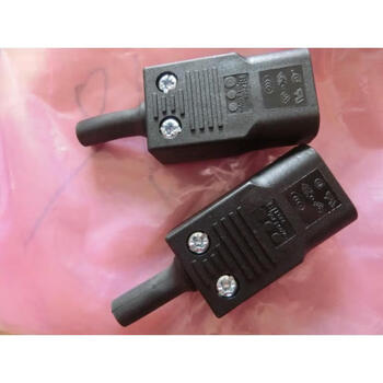 British bulgin px0686 iec c14 power socket tail plug black 250v10a