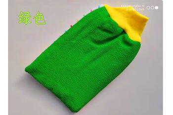 Lao guo's bath towel, men's and women's bath towel, gloves, strong mud rub, no pain, back rub, rub bath artifact, gray green