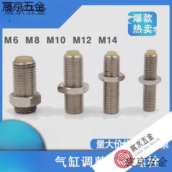 Fhjqb cylinder buffer screw m6m8m10m12m14 polyurethane rubber head stop youli glue soft top limit screw m6*1*25 (including nut) nickel plated 5 pieces