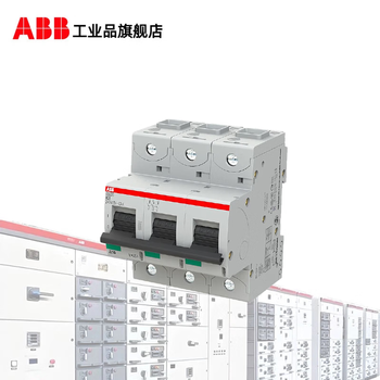 Abb miniature circuit breaker s800 series/2ccs893001r0254 s803n-d40 3p