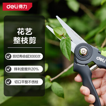 Effective pruning scissors, pruning shears, fruit tree pruning special garden flower scissors, floral scissors, gardening scissors, floral pruning scissors 9 inches