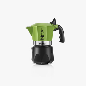 Bialetti's new official espresso pot outdoor camping coffee machine green double valve 2 cups - 100ml