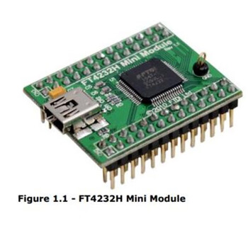 Ft4232h mini module development board usb hispeed ftdi interface module i2 mini-m diagram