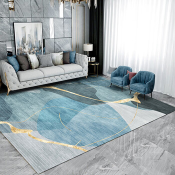 Fabtp living room carpet light luxury and high-end 2025 new no-wash and wipeable sofa coffee table mat bedside bedroom home carpet american light luxury-y3 0cm*0cm customized size (contact customer service)