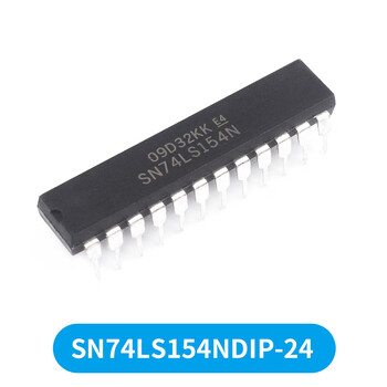 Cd74hc154en/sn74ls154n direct plug narrow body/wide body 74hc154 decoding chip ic dip-24 sn74ls154ndip-24 no specifications